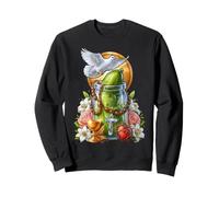Pickle Cucumber Dill Coquette Christian Cross Heart Dove Sweatshirt