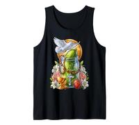 Pickle Cucumber Dill Coquette Christian Cross Heart Dove Tank Top