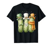 Pickle Cucumber Dill Leprechaun Shamrock St. Patricks Day T-Shirt