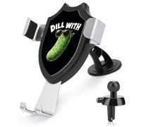 Pickle Dill With It Trendy Car Cradles for Smartphone Car Phone Holder Automatic Clamp from 4.0 to 6.0 Inches
