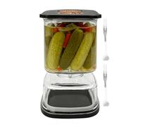 Pickle Fermentation Jar - Airtight Container in , Organizer for Food Storage in the Kitchen, Practical Design with Removable Inner Filter | Convenie Solution