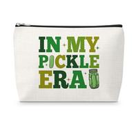 Pickle Gifts for Women Makeup Bag Friendship Gifts for Pickle Lovers Funny Pickles Gift Pickles Themed Gift Christmas Birthday Present for Cucumber Lover Sister Friends Besties Cosmetic Pouch