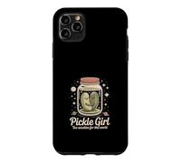 Pickle Girl Too Sensitive For This World Kawaii Case for iPhone 11 Pro Max