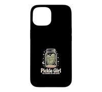 Pickle Girl Too Sensitive For This World Kawaii Case for iPhone 15