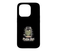 Pickle Girl Too Sensitive For This World Kawaii Case for iPhone 15 Pro