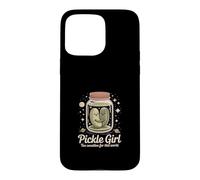 Pickle Girl Too Sensitive For This World Kawaii Case for iPhone 15 Pro Max