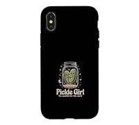 Pickle Girl Too Sensitive For This World Kawaii Case for iPhone X/XS