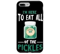 Pickle I'm Here To Eat All Pickle Jar Vegan Food Vegetarian Case for iPhone 7 Plus/8 Plus