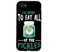 Pickle I'm Here To Eat All Pickle Jar Vegan Food Vegetarian Case for iPhone SE (2020) / 7 / 8