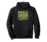 Pickle Jar Crown Queen Maker Royalty Crowned Pullover Hoodie