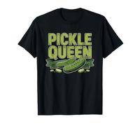 Pickle Jar Crown Queen Maker Royalty Crowned T-Shirt