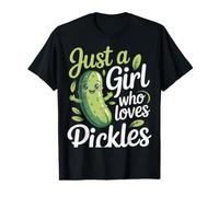 Pickle Just A Girl Who Loves Pickles Value Graphic T-Shirt