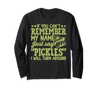 Pickle Lover Cucumber Vegetable Pickles Vegan Long Sleeve T-Shirt