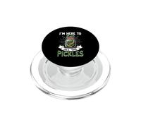 Pickle Lover Cucumber Vegetable Pickles Vegan PopSockets PopGrip for MagSafe