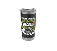 Pickle Lover Cucumber Vegetable Pickles Vegan Stainless Steel Insulated Tumbler