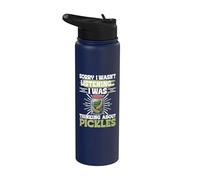 Pickle Lover Cucumber Vegetable Pickles Vegan Stainless Steel Insulated Water Bottle