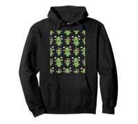 Pickle Lover Kawaii Cute Pickles With Hearts Pattern Pullover Hoodie