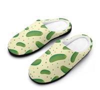 Pickle Pattern Women's Slippers Warm Soft House Shoes Winter Indoor And Outdoor 11-12(42-43)