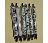 Pickle Pens 6PC Writing Pen Set for Pickle Lovers Stuff Things Present Themed Gifts Merchandise School Supply Home Office Stationery Employee Coworkers Graduation Birthday Party Bag Favors