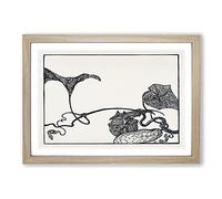 Pickle Plant by Theo Van Hoytema Framed Print | A2 Oak Framed Wall Art | Ready to Hang | Modern Floral Picture | Living Room Bedroom Lounge Office