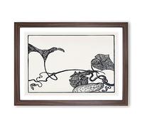 Pickle Plant by Theo Van Hoytema Framed Print | A2 Walnut Framed Wall Art | Ready to Hang | Modern Floral Picture | Living Room Bedroom Lounge Office