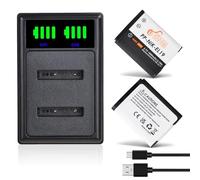 Pickle Power 2-Pack EN-EL19 Battery and Type-C Charger for Nikon Coolpix W150, S2700, S4300, S3600, A100, S6600, S2600, S2800, S3100, S33, S3300, S3400, S3500, S3700, S4200, S6400, S6500, S6600 S6900
