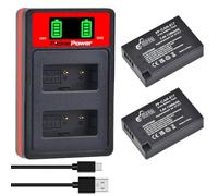 Pickle Power 2Pcs LP-E17 Battery and Charger for Canon EOS R100, R10, R50, 750D, R8, Rebel T8i, T7i, SL2, M6 Mark II, RP, M3, M5, M6, T6i, 760D, 77D, 200D, 250D, 800D, 850D, SL3