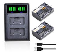 Pickle Power NB-2L NB-2LH Battery and Charger Compatible with Canon Digital Rebel XT XTi PowerShot S80 S70 S60 S50 S45 S40 S30 G9 G7 VIXIA HF EOS 400D 350D