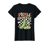 Pickle Princess Cucumber Retro Vegetable T-Shirt