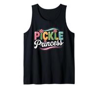 Pickle Princess Dill Cucumber Pickling Funny Pickle Tank Top