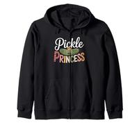 Pickle Princess Dill Pickling Funny Pickles Cucumber Zip Hoodie