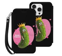Pickle Princess Funny Pickle Cucumber Phone Case Wallet Case Compatible with iPhone 16 Pro