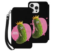 Pickle Princess Funny Pickle Cucumber Phone Case Wallet Case Compatible with iPhone 16 Pro Max