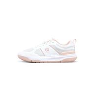 WILSON Women's Pickle Pro Sneaker, White/Cameo Rose, 5 UK