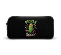Pickle Queen Cute Pencil Case Portable Cosmetic Bag | Lightweight Pencil Organizer,Pen Pouch for Home Travel Office