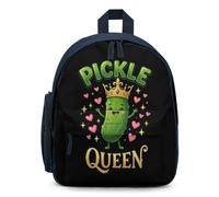 Pickle Queen Mini Backpack Lightweight Daypack Blue | Cute Printed Backpack,Sport bag for Camping Picnic
