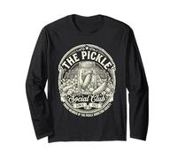 Pickle Social Club Funny Pickle Lover Vintage Jar Long Sleeve T-Shirt