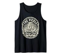 Pickle Social Club Funny Pickle Lover Vintage Jar Tank Top