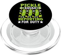 Pickle Squad Reporting For Duty PopSockets PopGrip for MagSafe