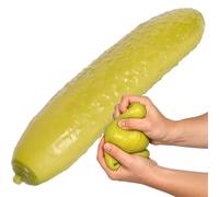 Pickle Squishy Jumbo, 28CM, Calming Stress Relief, Tress Relief Toys, Cucumber Stress Squeeze, Oversized Comfort Grip, for Boys Girls Men Women Students Home Office Classroom (Green,28cm)