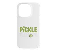 Pickle Therapy Funny Pickleball Humor Apparel Case for iPhone 14 Pro