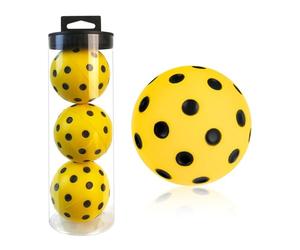 Pickle Training Set, Quiet Indoor Balls, Soft Effect Trainers, Foam Drill Orbs, Interactive Beginner Senior Youth Play Kit Home Practice Exercise Sport Recreation Gear Use 2.91 Inches