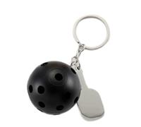 Pickleball Accessories: Pickleball Keychain, Luggage Tag, Handbag Tag, Purse Accessories, Stainless Handbag Tag | Backpack and Laptop Accessory for Fans, Cump, Black, Consulte la descripción