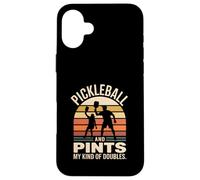 Pickleball And Pints My Kind Of Doubles Retro Case for iPhone 16 Plus