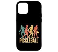 Pickleball Art Players in Motion Pickleball Lover Case for iPhone 12/12 Pro