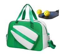 Pickleball Bag, Racket Sports Handbag, 18.11x12.99x7.87 inches Shoe Compartment, Large Capacity Paddle Storage Sling, Sturdy Organizer for Court, Tournament Leisure, Gym Travel