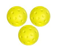 Pickleball Balls - Indoor Pickleball Balls | Pickle Ball Bat Paddle | 3 Pack Silent Pickleballs for Practice | 74mm Pickleball Exercises for Warming Up | Soft Hollow Cucumber Ball for Outdoor Use