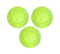 Pickleball Balls - Indoor Quiet Set | 3x Silent Exercise Balls, 74mm Hollow Training Equipment, Pickle Ball Equipment for Yards Gyms Patios and Lawns, Warm-up Drills Sports Accessory