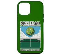 Pickleball Because Murder Is Wrong Funny Sports Design Case for iPhone 12 mini