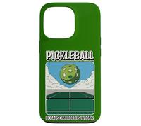 Pickleball Because Murder Is Wrong Funny Sports Design Case for iPhone 13 Pro